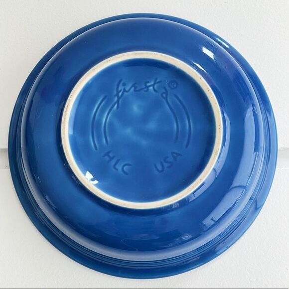 Fiesta Homer Laughlin Lapis Medium 19 ounce 6 7/8” Round Serving Bowl - Picture 5 of 6